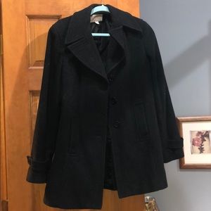 charcoal wall dress coat